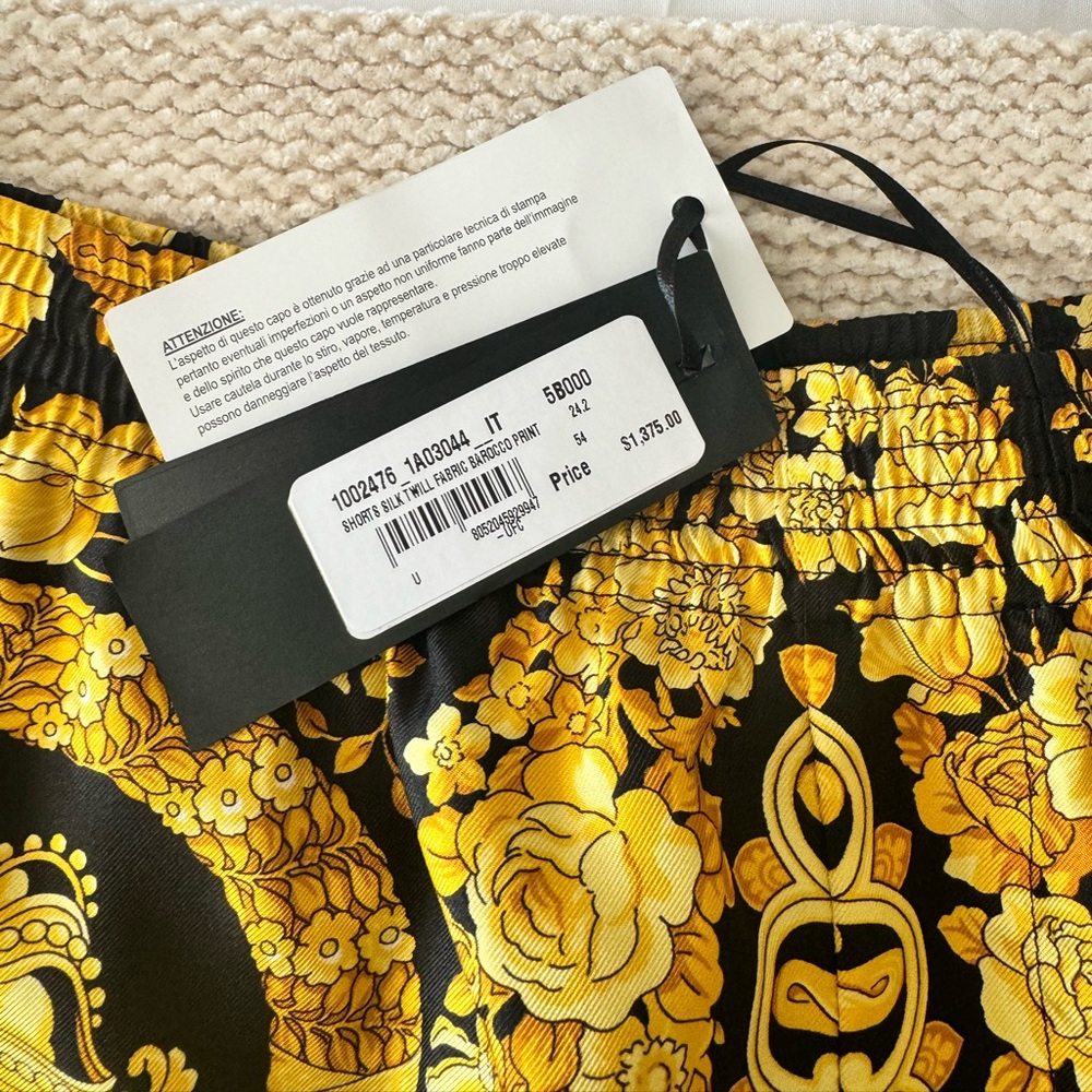 Versace silk shorts